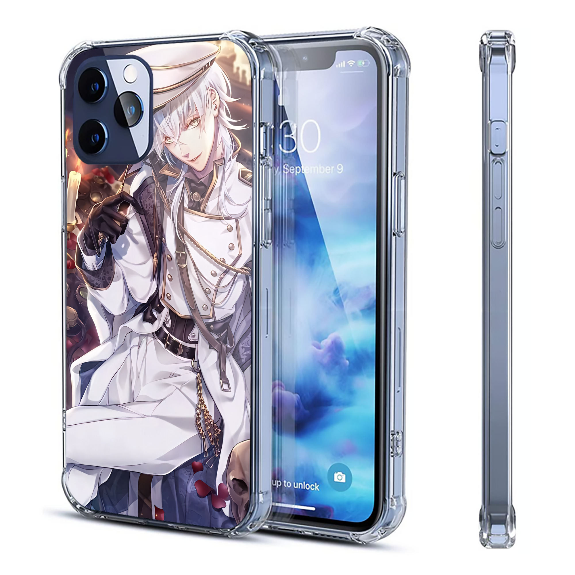 （画像用） 刀剣乱舞 Touken Ranbu 【iPhone 12シリーズ対応】透明スマホケース（クリアソフトケース）